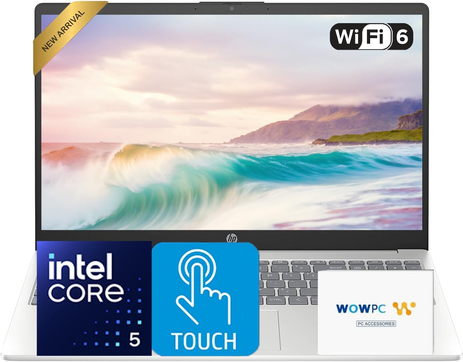 HP 2025 Pavilion 15.6″ FHD Touchscreen Laptop Computer, 10-Core Intel Core 5 120U, 32GB RAM, 1TB SSD, Fast Wi-Fi 6, Long Battery Life, w/WOWPC Recovery USB, Windows 11 with Microsoft Office