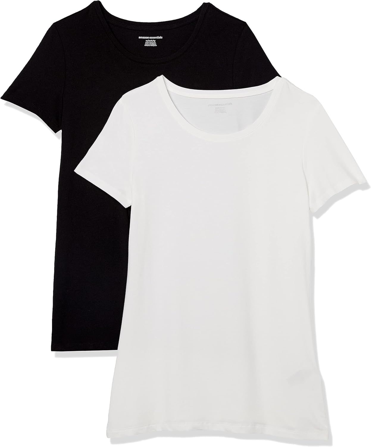 Amazon Essentials Women’s Regular-Fit Short-Sleeve Crewneck T-Shirt, Multipacks