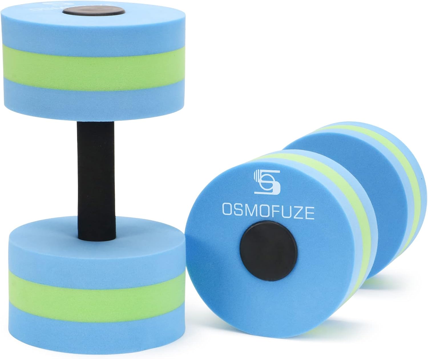 Aquatic Exercise Dumbbells – Set of 2 for Water Aerobics Fitness and Pool Exercises