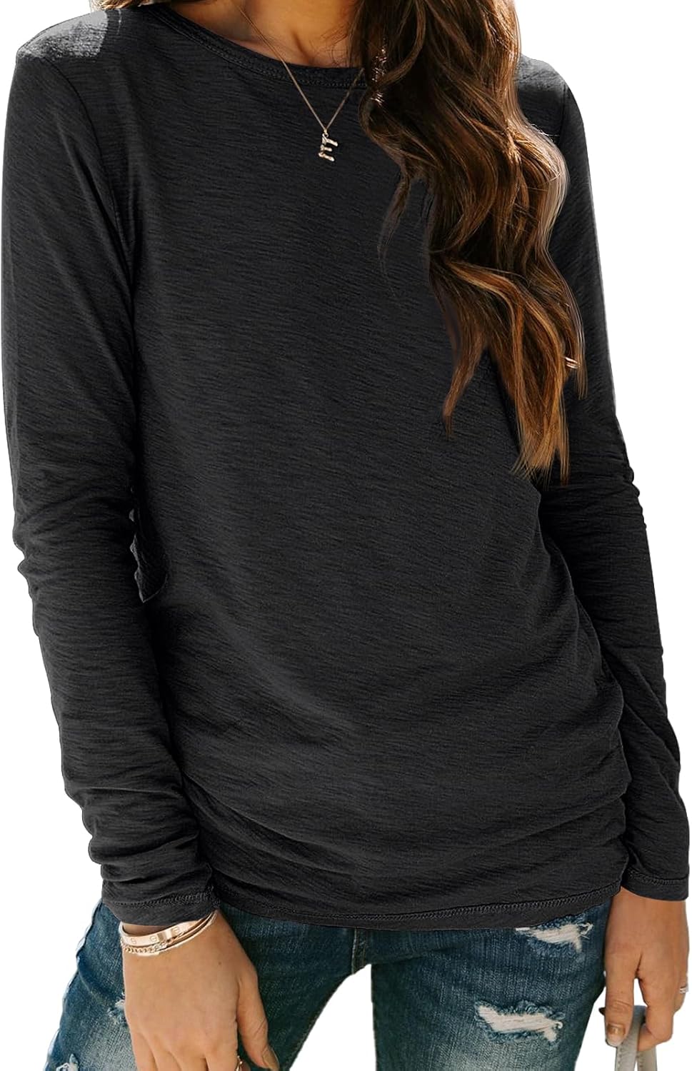 AUTOMET Long Sleeve Shirts for Women Business Casual Tops Fall Fashion Clothes Workout Plus Size Teacher School Outfits 2025
