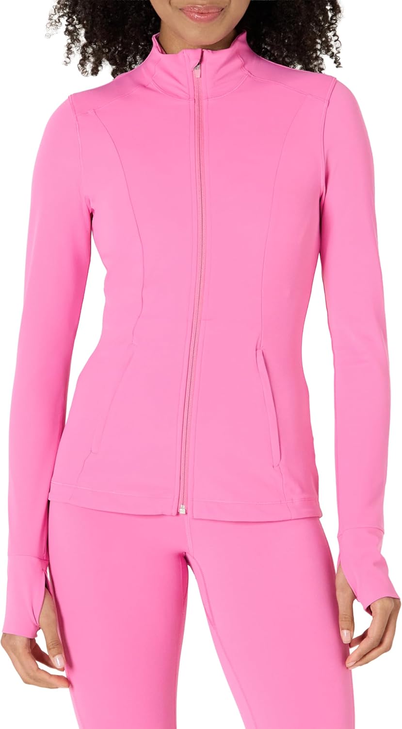 Amazon Essentials Women’s Active FormFlex Buttery Soft Slim Fit Full Zip Jacket