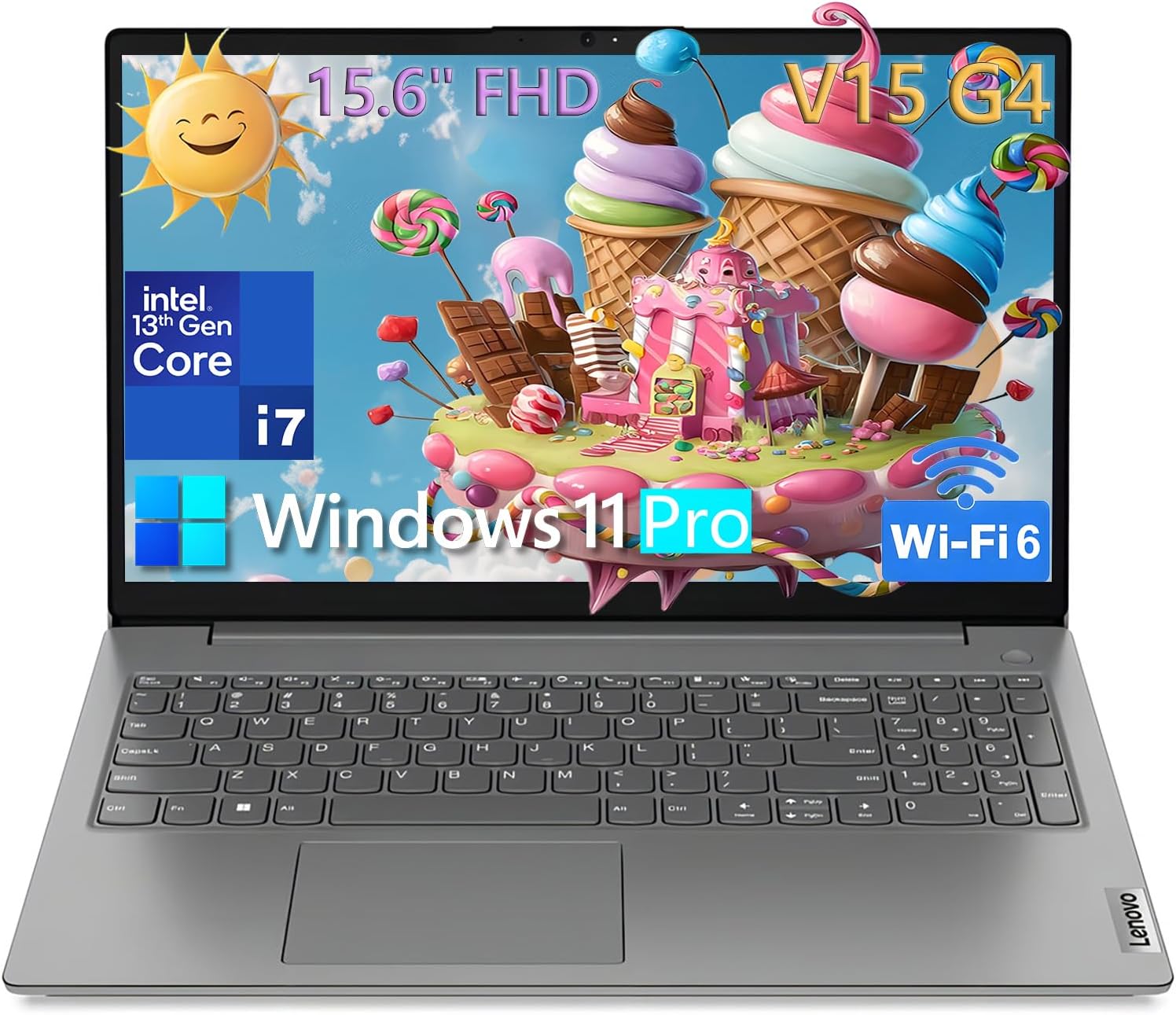 Lenovo Laptop Computer for Business & Home, Intel 10-Core i7-13620H (Beat Ultra 7 255U), 40GB DDR4 RAM, 1TB PCIe SSD, WiFi 6, Bluetooth, 15.6″ FHD, Type-C, HDMI, Iron Grey, Windows 11 Pro, Wendbo