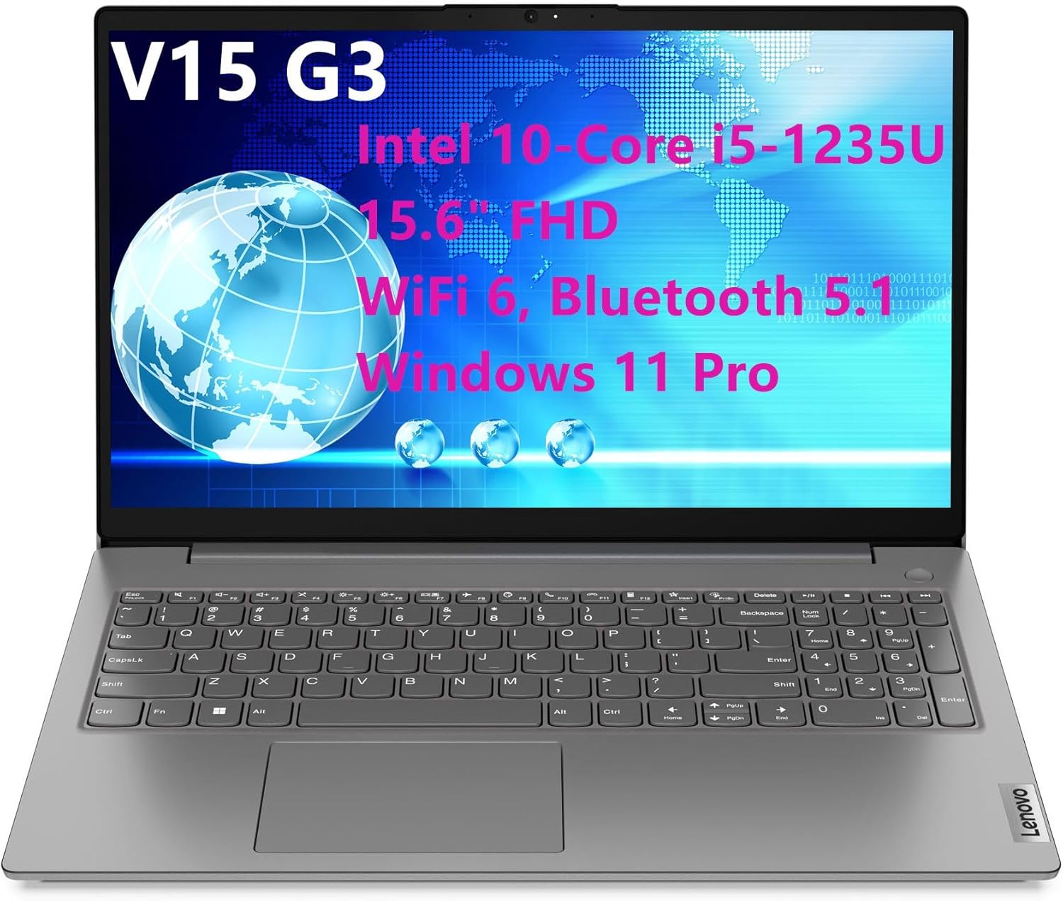 Lenovo Laptop Computer for Home and Business Student, 15.6″ FHD, Intel 10-Core i5-1235U (Beat i7-1195G7), 40GB DDR4 RAM, 1TB PCIe SSD, WiFi 6, Bluetooth 5.1, HDMI, Iron Grey, Windows 11 Pro, Tichang