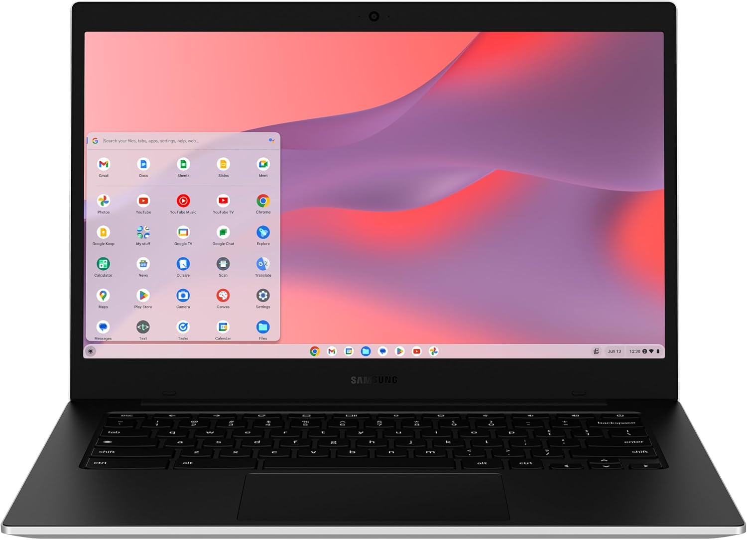 Samsung 14″ Galaxy Chromebook Go Laptop PC Computer, Intel Celeron N4500 Processor, 4GB RAM, 64GB Storage, ChromeOS, XE340XDA-KA2US, Student Laptop, Back to School Ready, Silver