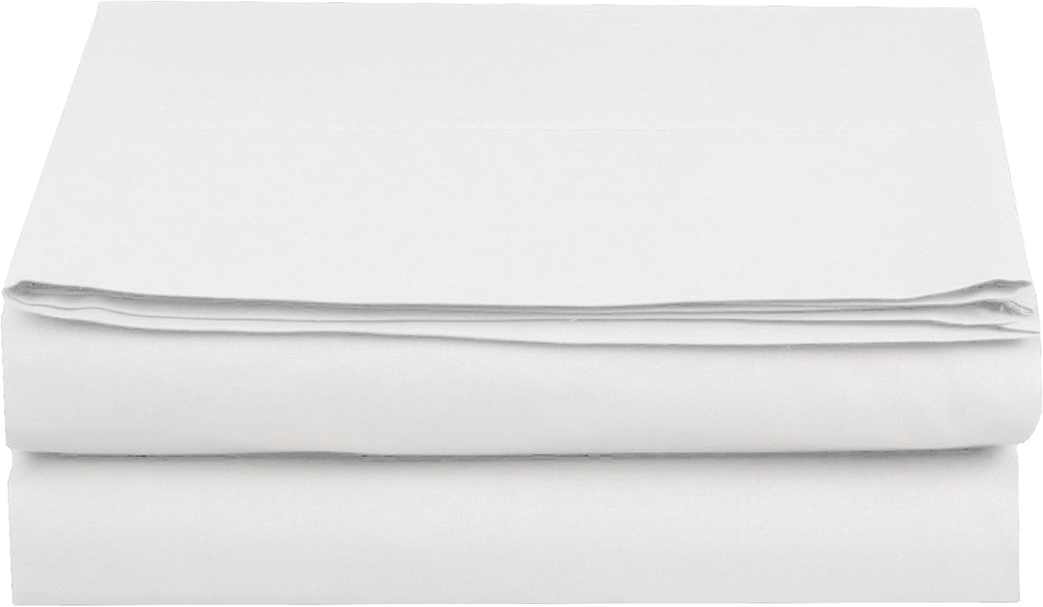 Luxury Flat Sheet on Amazon Elegant Comfort Wrinkle-Free 1500 Premier Hotel Quality 1-Piece Flat Sheet, King Size, White