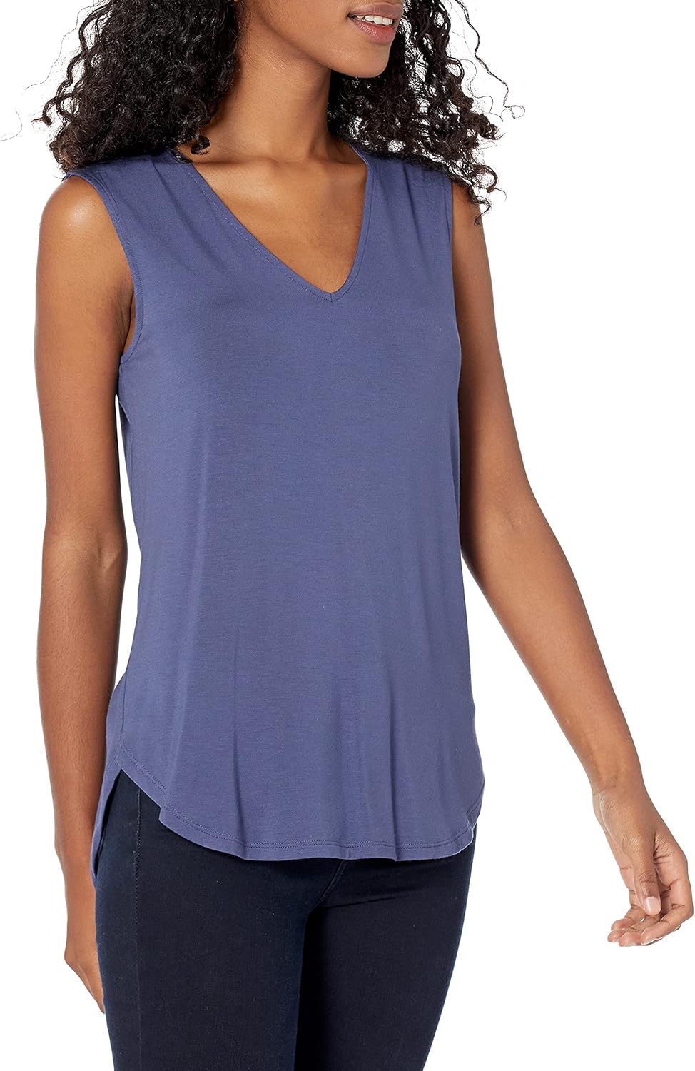 Amazon Essentials Women’s Jersey Standard-Fit V-Neck Tank Top (Previously Daily Ritual), Multipacks
