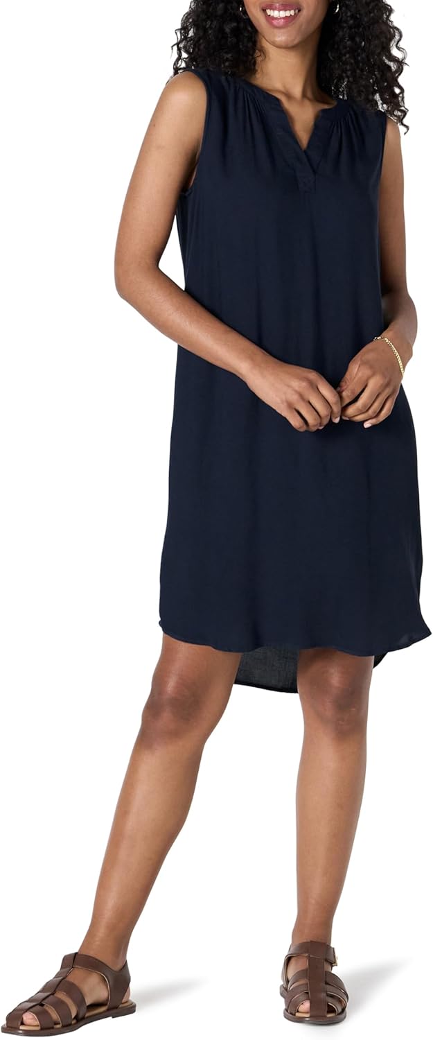 Amazon Essentials Women’s Sleeveless Woven Shift Dress