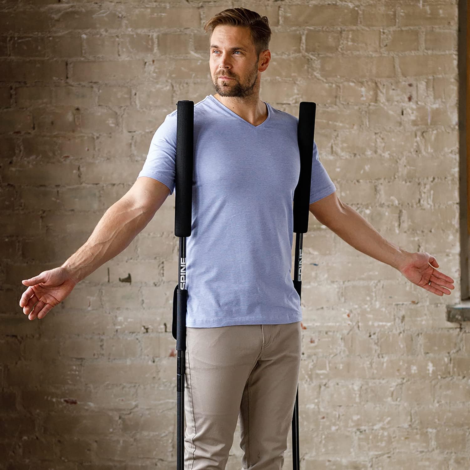 Back Exerciser | Core Strength Training – Adjustable Fitness Equipment for Home & Office Gym – Relieves Back Pain & Improves Posture