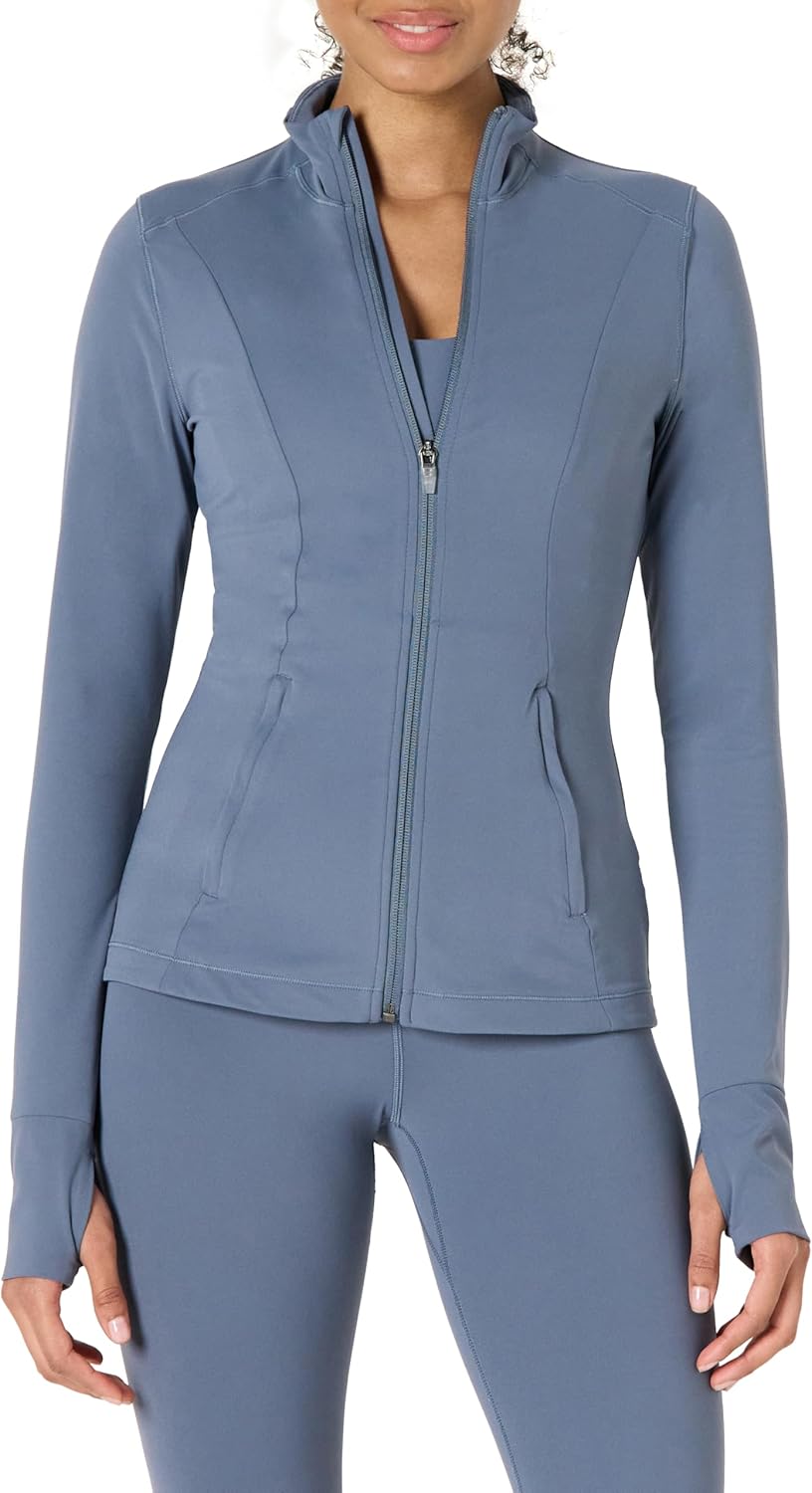 Amazon Essentials Women’s Active FormFlex Buttery Soft Slim Fit Full Zip Jacket