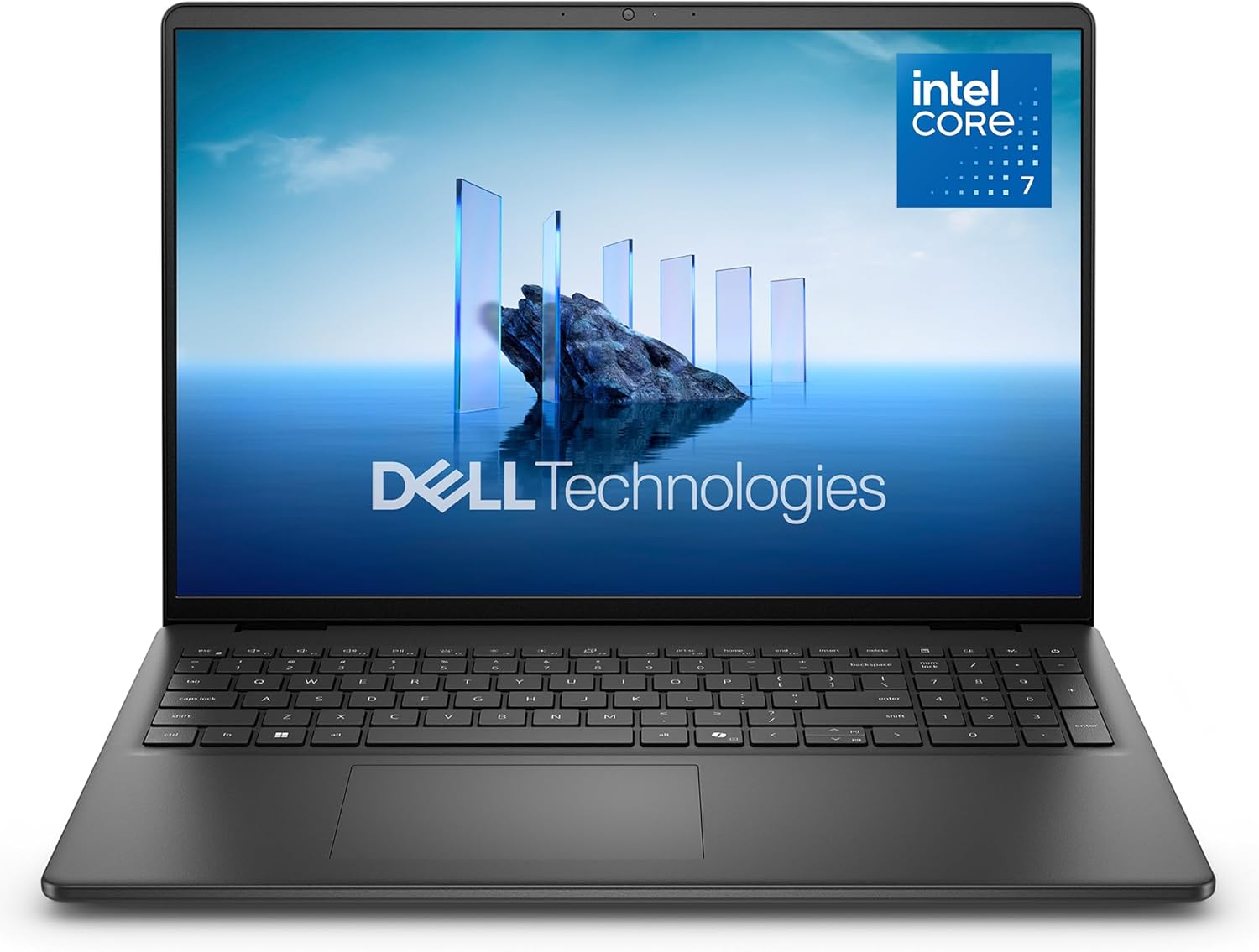 Dell 16 Laptop DC16250-16.0-inch 16:10 FHD+ Touch Display, Intel Core 7 150U, 16GB DDR5 RAM, 1TB SSD, Intel Graphics, Windows 11 Home, 1 Year Basic Onsite Service – Carbon Black